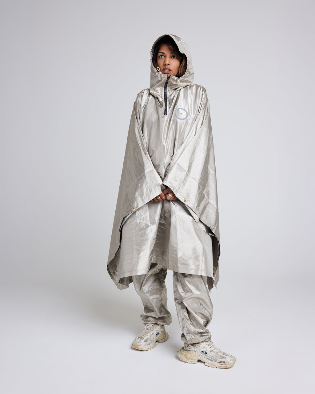 Full Protection Silver Poncho