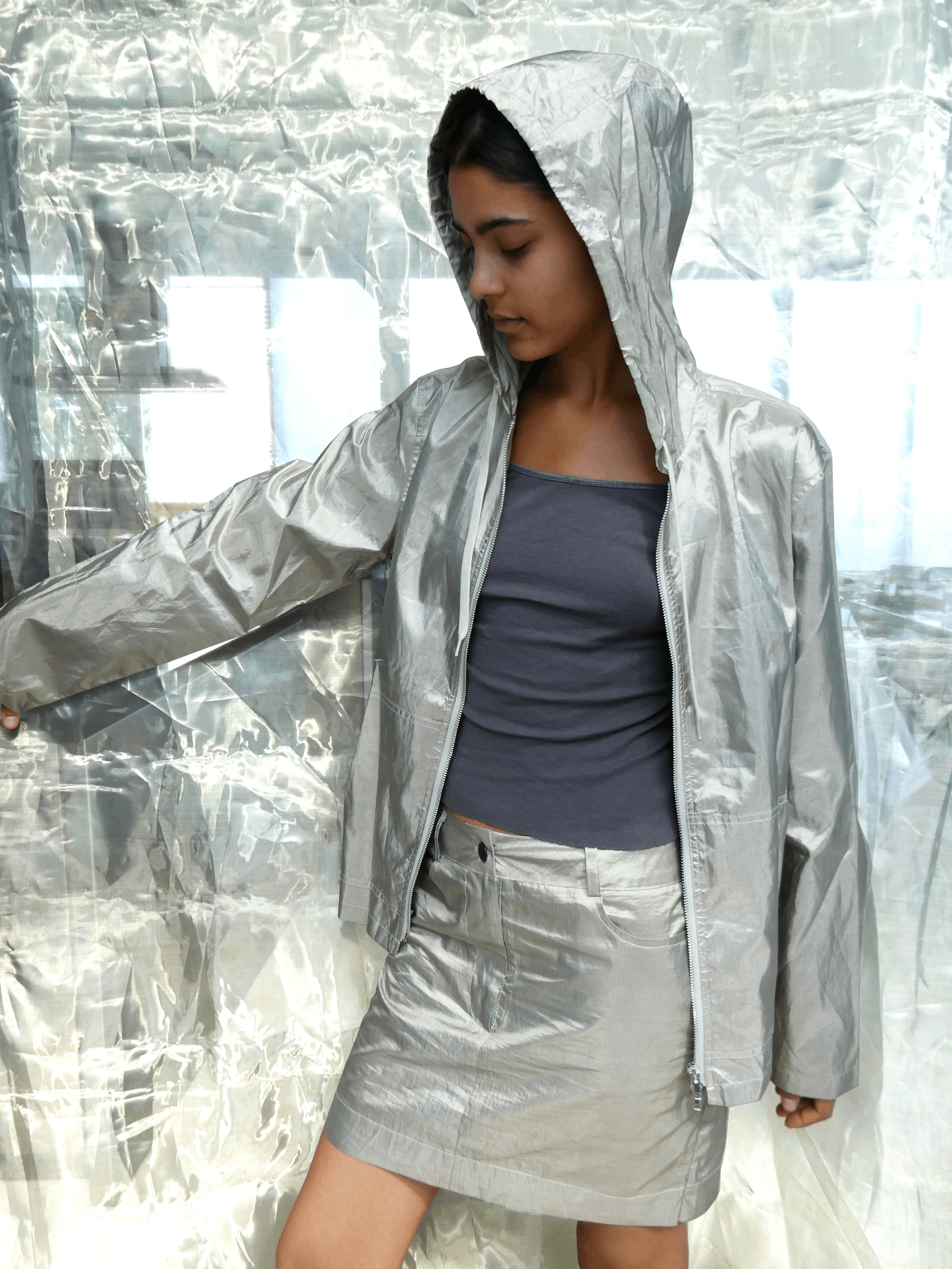 Full Shield Mini Skirt